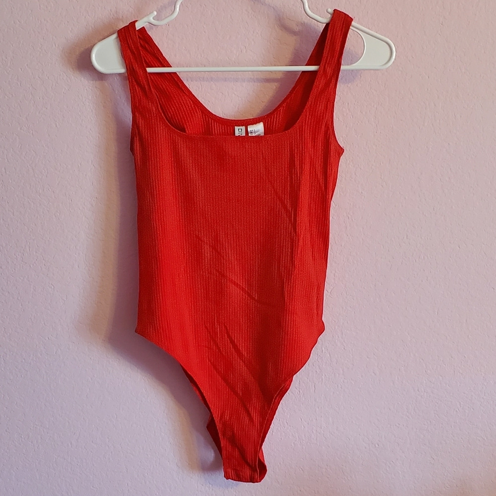 Red bodysuit